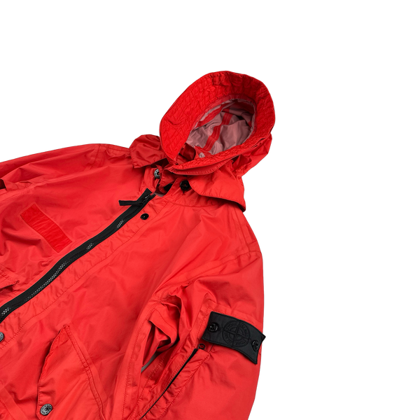 Stone Island 2015 Red Shadow Project Pulver R 3L Fishtail Parka Jacket - Medium