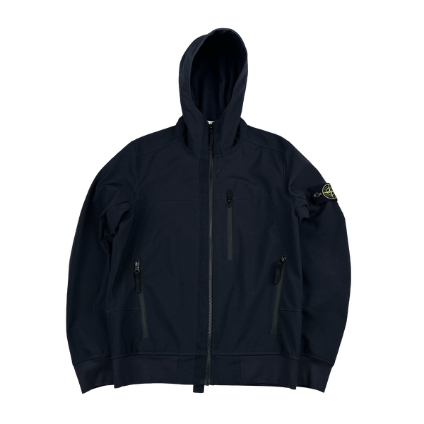 Stone Island 2018 Navy Soft Shell R Jacket - Small