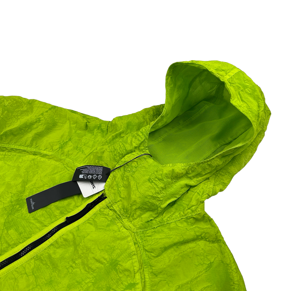 Stone Island Shadow Project 2022 Green Waffle Print Econyl Nylon Metal Jacket - XXL
