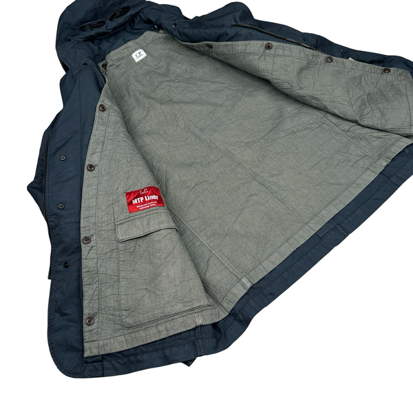 CP Company Navy Goggle MTP Liner Field Jacket - Large