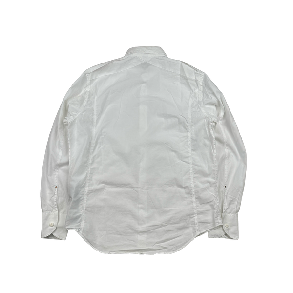 Ma Strum White Buttoned Overshirt - Large