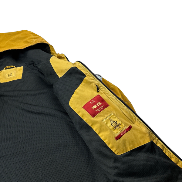 CP Company Yellow Re Colour Pro Tek Jacket - Medium
