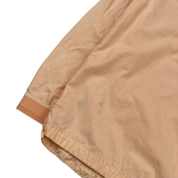 Stone Island 2018 Peach Cotton Pullover Smock Overshirt - Large