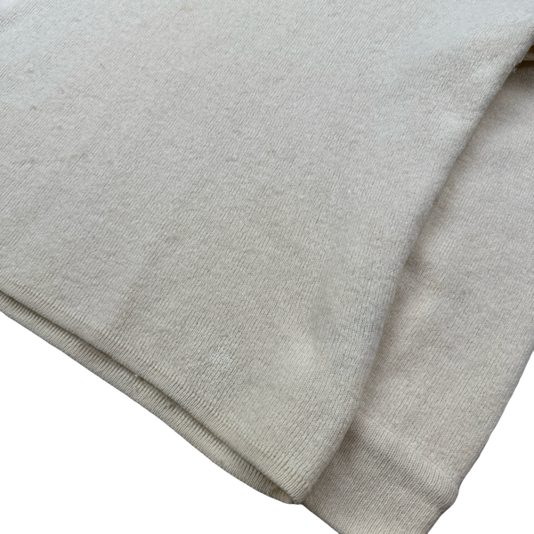 Stone Island 2000 Vintage Wool Cream Knit Jumper - XL