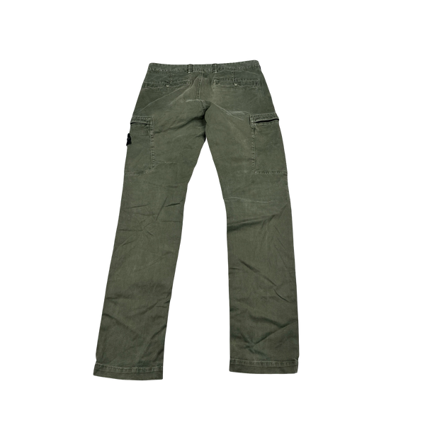 Stone Island 2020 Military Green SK Cargo Trousers - 30”