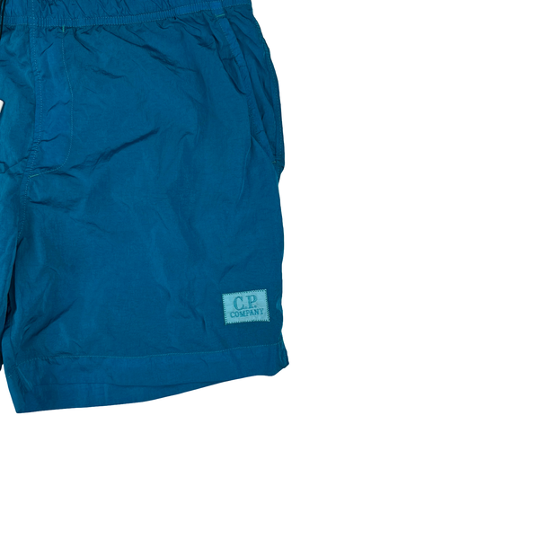 CP Company Blue Chrome Swim Shorts - Medium
