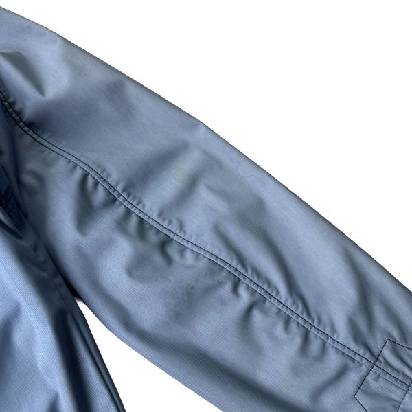 Stone Island 1995 Periwinkle Blue Nylam Vintage Long Jacket - XL