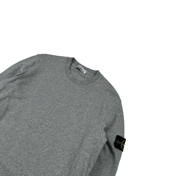 Stone Island 2023 Grey Crewneck Sweatshirt - Medium