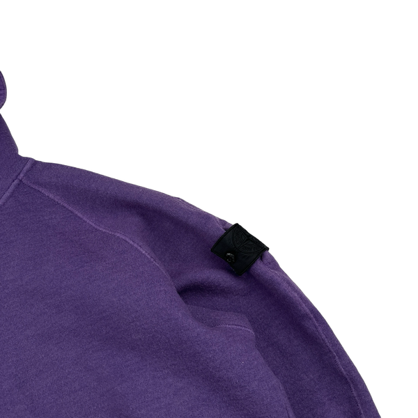 Stone Island 2021 Purple Wool Shadow Project Hoodie - XL
