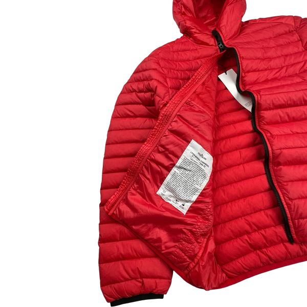 Stone Island 2022 Red Loom Woven R Nylon Down TC Puffer -Medium, Large, XXL