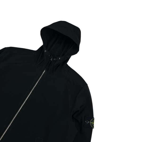Stone Island 2018 Black Light Soft Shell R Jacket - XL