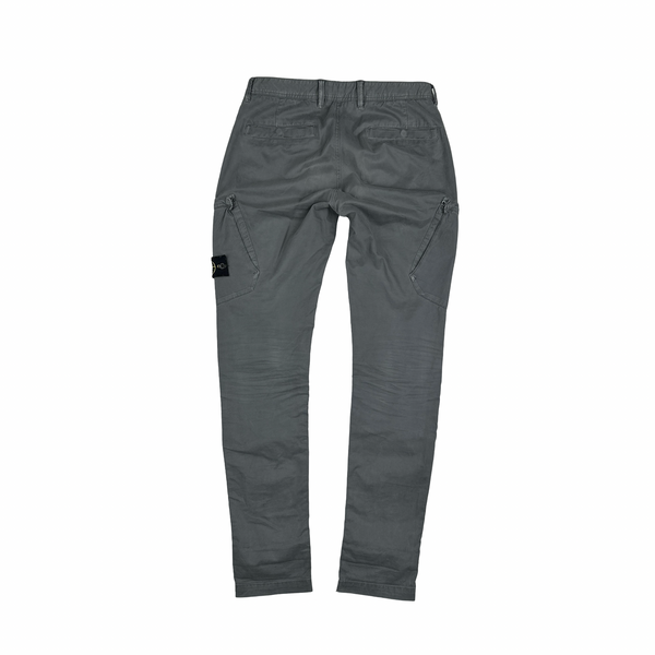 Stone Island 2017 SK Light Grey Cargo Trousers - Small