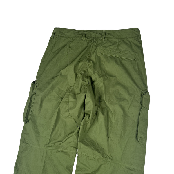 Stone Island 2022 Green LO Fit Cargo Trousers - 30"