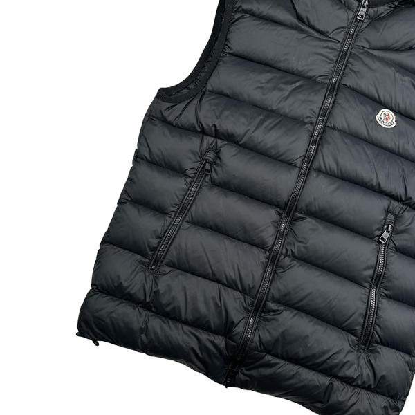 Moncler Doudoune Legere Black Hooded Gilet Jacket - Medium – Mat's