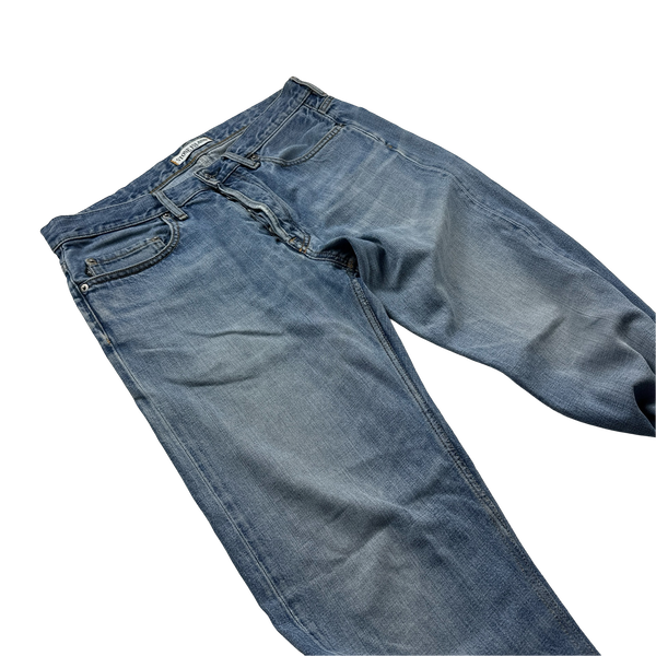 Stone Island Regular Fit Light Wash Denim Jeans - 33"