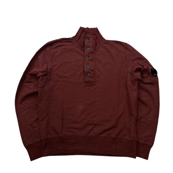 CP Company Burgundy Lens Viewer Pullover - Large