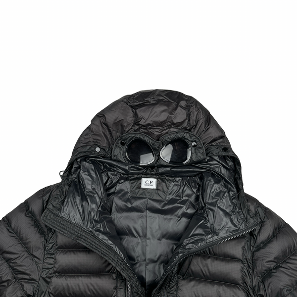 CP Company Black Down Filled DD Shell Goggle Puffer Jacket - Medium