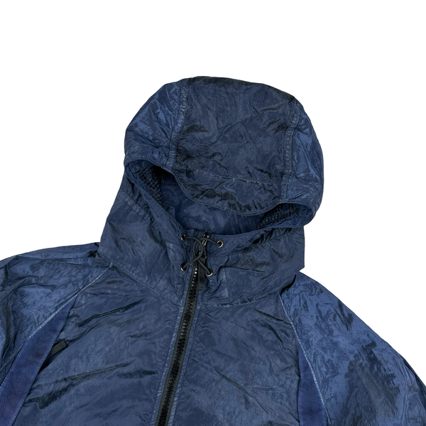 Stone Island 2010 Nylon Metal Shimmer Navy Jacket - XXL