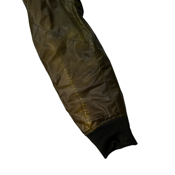 Stone Island 2011 Khaki & Yellow Colour Change Ice Down Jacket - Small