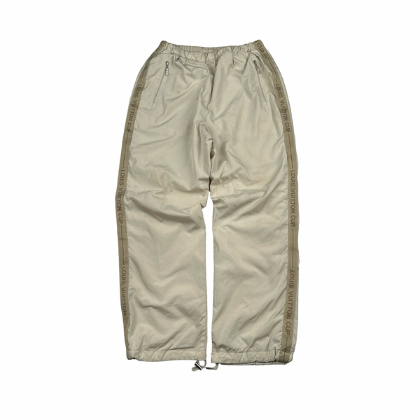 Louis Vuitton Cup Vintage Nylon Spellout Trousers - Small