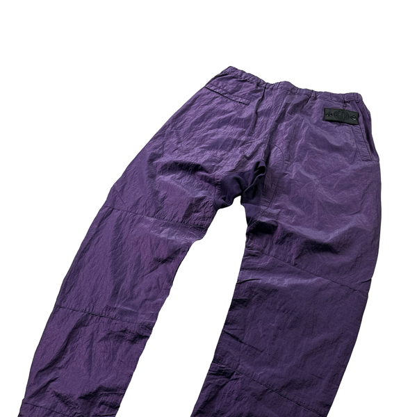 Stone Island Purple Nylon Metal Shadow Project Trousers - Large