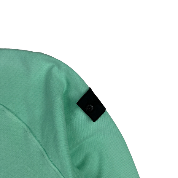 Stone Island Shadow Project 2022 Teal Cotton Crewneck Jumper - Large