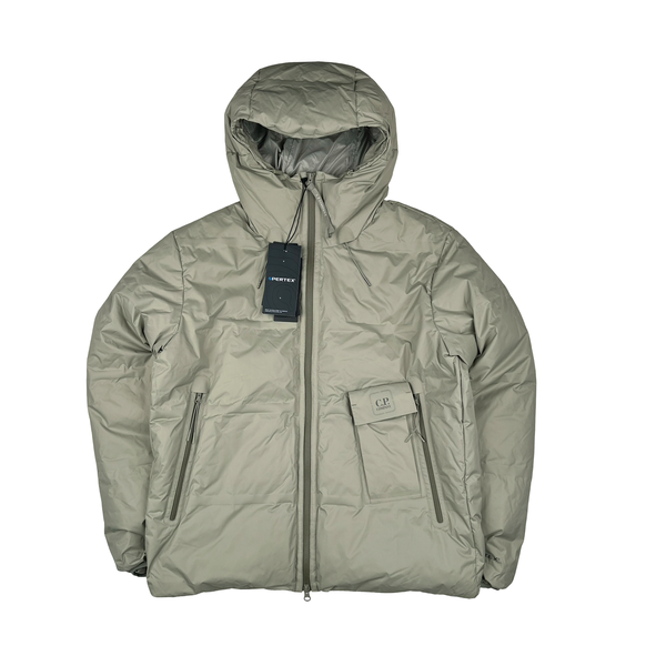 CP Company Metropolis Cream Baffled Primaloft Down Filled Jacket - XL