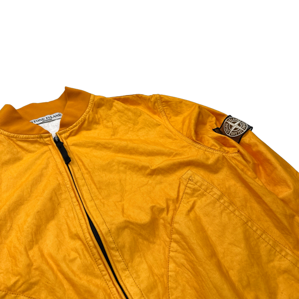 Stone Island 2010 Tyveck Special Edit140n White Mesh Badge Jacket - Medium