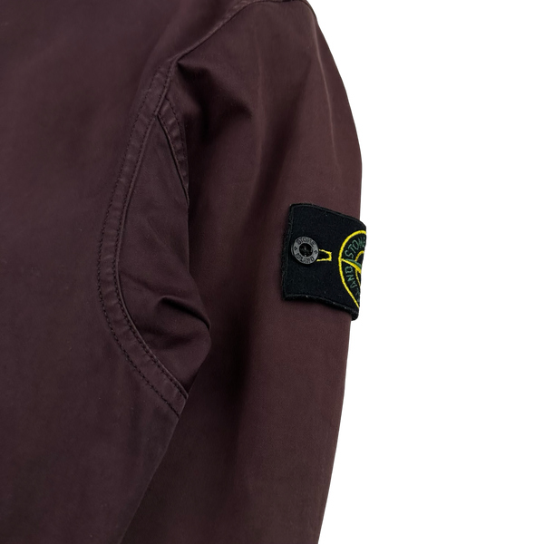 Stone Island 2015 Reversible Green Spaceman Raso Gommato Jacket - Large