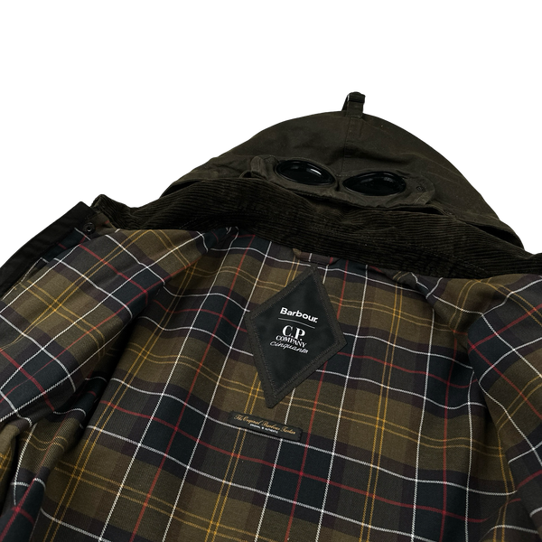CP Company x Barbour Multi Pocket 500 Mille Waxed Jacket - Large