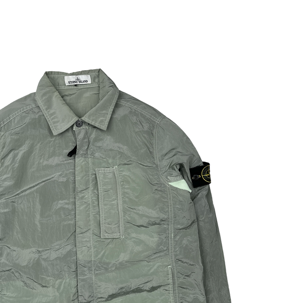 Stone Island 2018 Mint Nylon Metal Overshirt - Medium