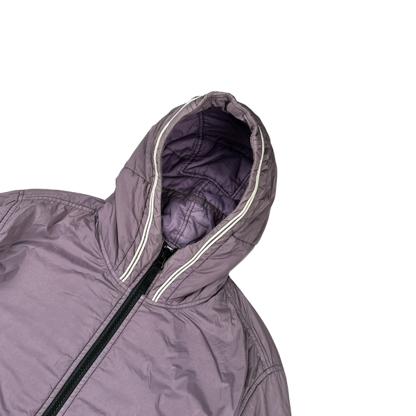 Stone Island 2020 Lavender Garment Dyed Primaloft TC Jacket - XL