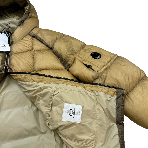 CP Company Beige D D Shell Puffer Jacket - Large & XL