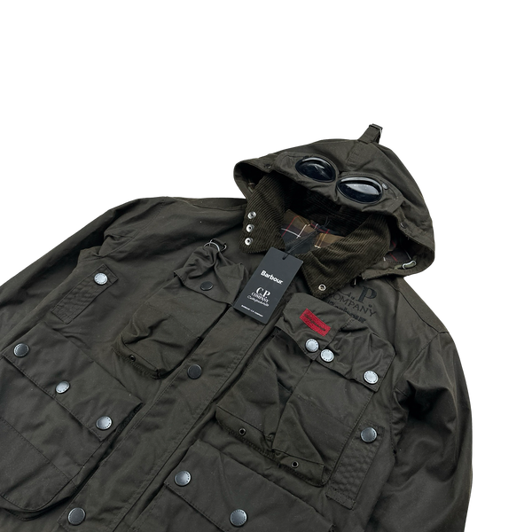 CP Company x Barbour Multi Pocket 500 Mille Waxed Jacket - XS