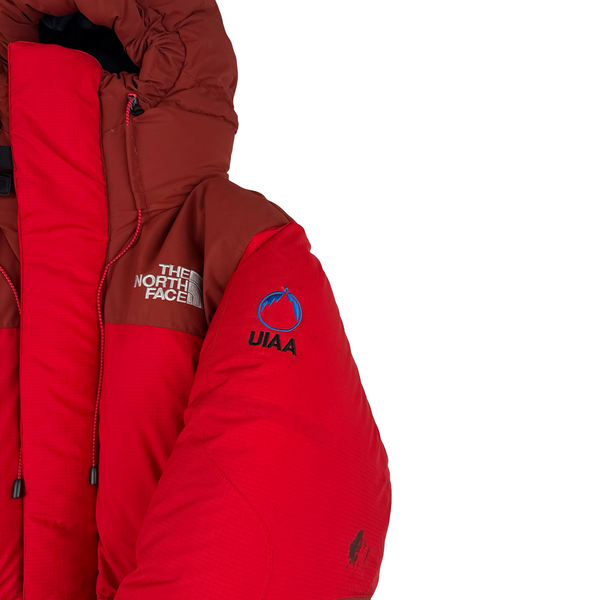 North Face Red Summit Series UIAA Hyvent Alpha Down Hooded Puffer Jacket - Medium