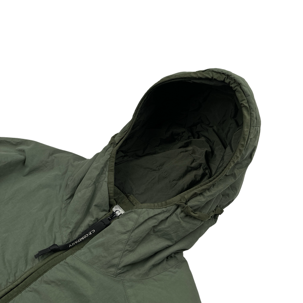CP Company Dark Green Flatt Nylon Hooded Jacket - XXL