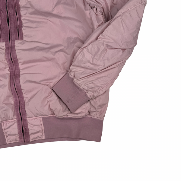 Stone Island 2017 Pink Garment Dyed Crinkle Reps Jacket - 3XL