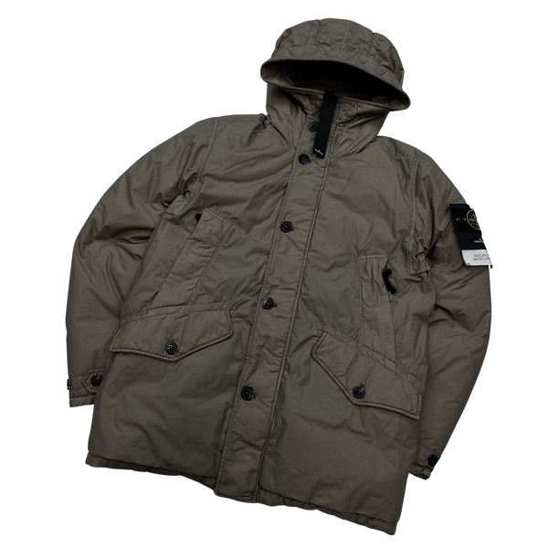 Stone Island 2021 Naslan Light Watro Down TC Parka Padded Jacket -Medium