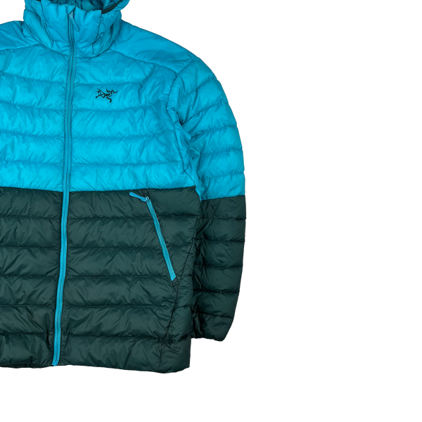 Arcteryx Colour-block Cerium Hoody Down Filled Zipped Jacket - Medium