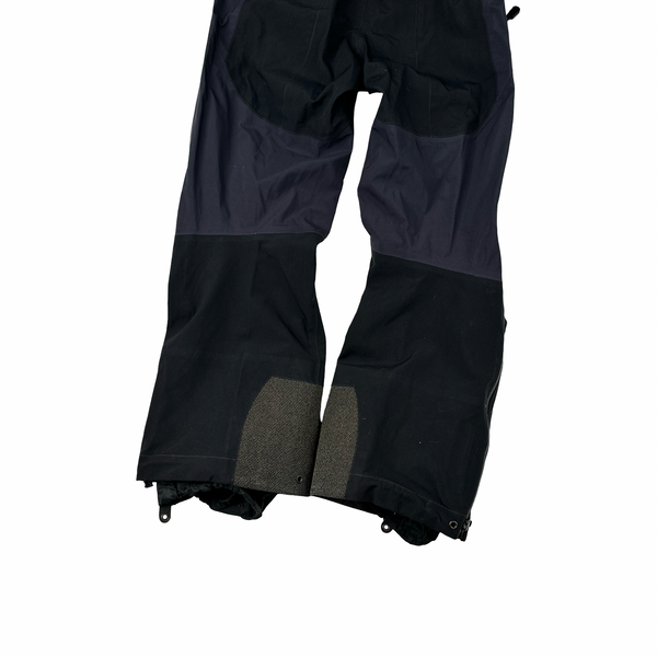 Arcteryx Black Goretex Full Leg Zip Ski Overalls - Small
