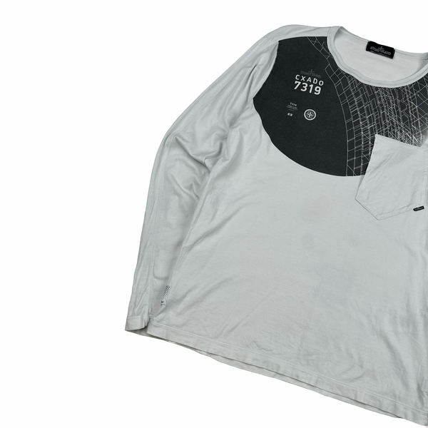 Stone Island 2020 Shadow Project Graphic Long Sleeve T Shirt - Medium