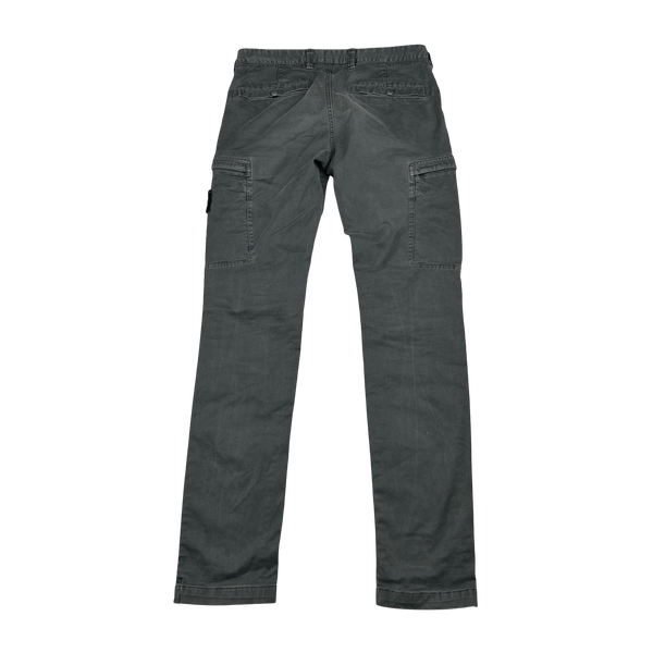 Stone Island 2019 Grey Cotton SK Cargo Trousers - 30"