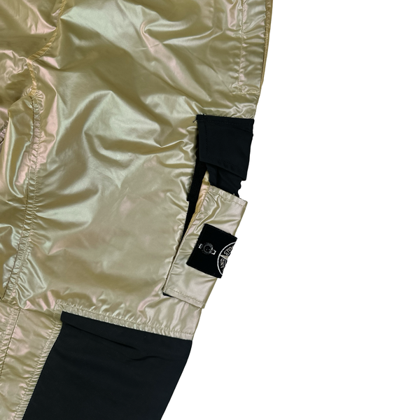 Stone Island Iridescent Reflective Cargo Trousers - 30"