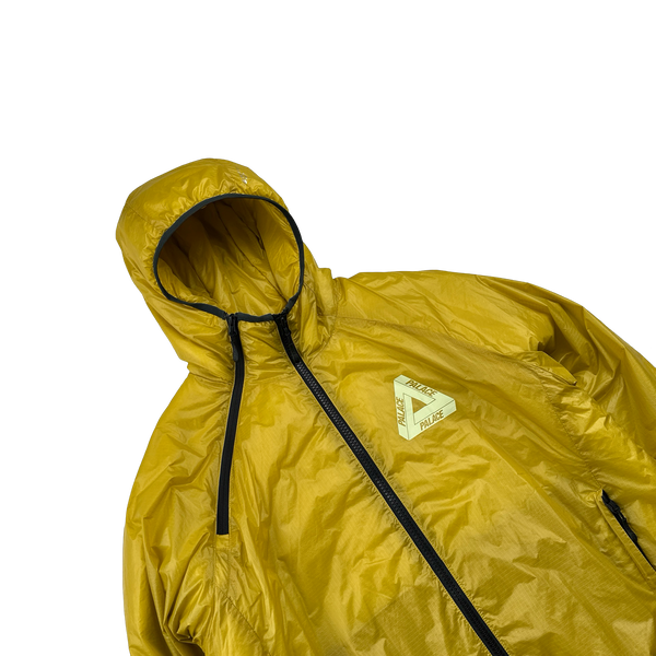Palace Yellow Spellout Pertex Quantum Jacket - Medium