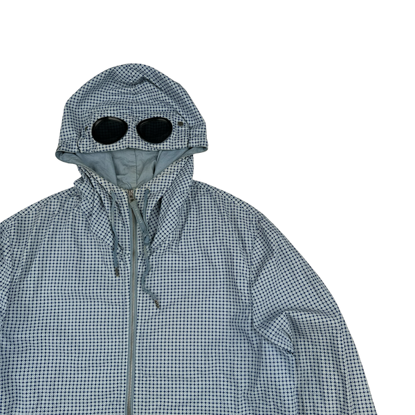 CP Company Blue Diamond Print Goggle Cotton Jacket - XL