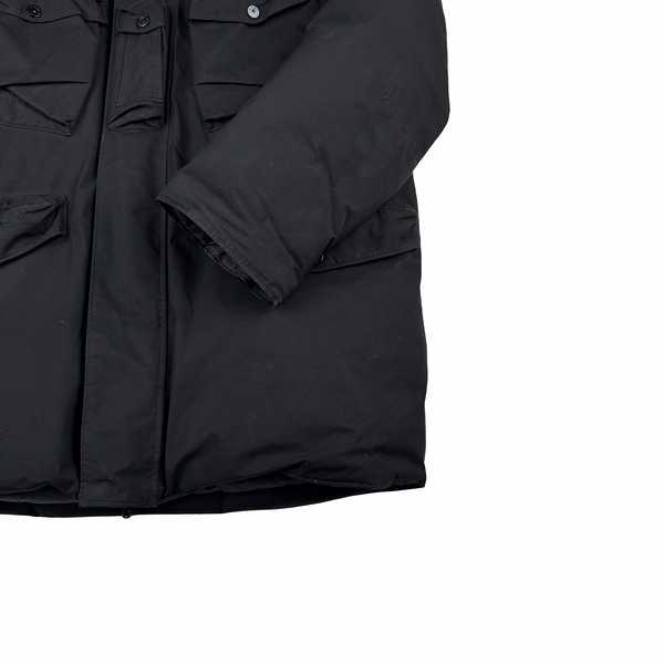 Stone Island 2021 Black Ripstop Gore-Tex Product Technology Paclite Down Jacket - XXL