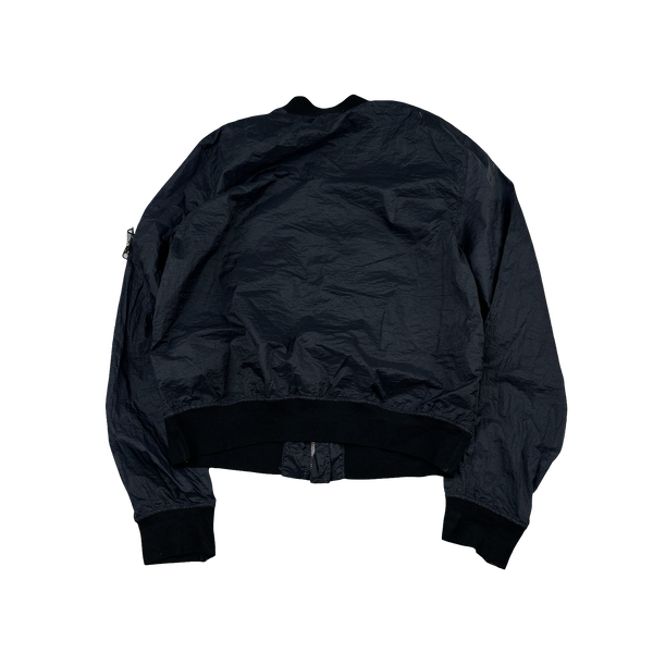 Stone Island 2008 Navy Mesh Badge Lightweight Jacket - Large