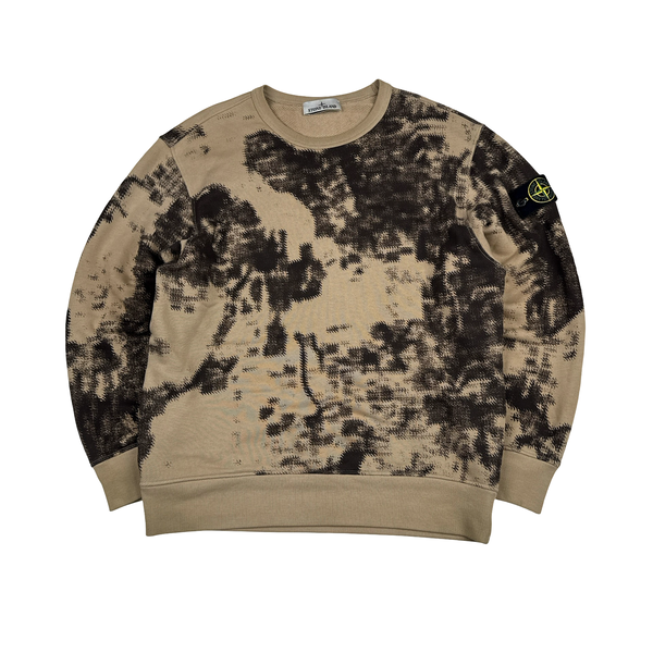 Stone Island 2024 Organic Camouflage Pullover Crewneck - Medium