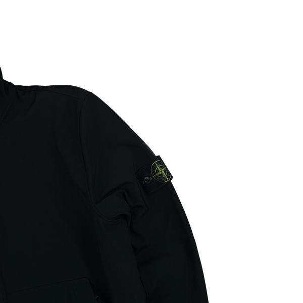 Stone Island 2019 Black Light Soft Shell R Jacket - Large