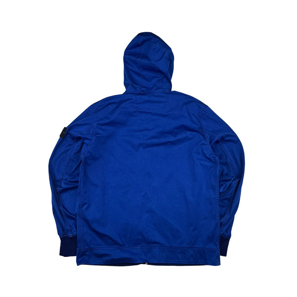 Stone Island Blue David Jersey TC Hooded Jacket - XXL